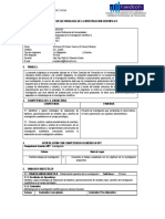 Silabo Metodologia de La Investigación 2019-I PDF