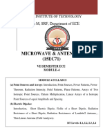 Module 4 - Antenna Arrays - Dipoles PDF