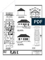 Plan K: North Elevation South Elevation