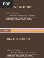 Bahan Ajar Analisis Numerik