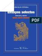 Piñera, Ensayos Selectos