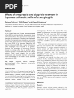 Effects of Omeprazole and Cisapride Treatment in Japanese Asthmatics With Reflux Esophagitis