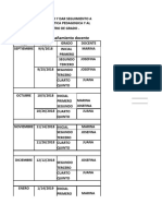 Cronograma de Acompañamiento Docente