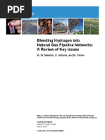 Blending Hydrogen Into Natural Gas Pipeline Networks: A Review of Key Issues