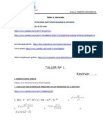 Taller 1 Derivada