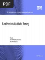 Best Practices Models For Banking: IBM Software Group - Industry Models and Assets Lab