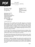 Trump International Hotel Letter 