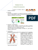 TERMINOLOGÍA GENÉTICA Resumen