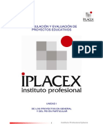 Formulación y Evaluacion de Proyectos Educativos