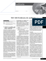 Nia 500 Evidencia de Auditoria Parte Ii PDF