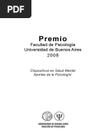 Dispositivos en Salud Mental. Aportes de La Psicología - Premio2008