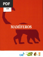 Mamíferos: ) '1' V "I, - R V V/ 3 '