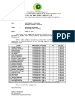 Office of The Chief Minister: Bangsamoro Autonomous Region in Muslim Mindanao