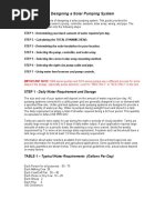 Designing A Solar Pumping System PDF