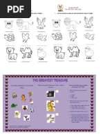 4.1 The Greatest Treasure Worksheet