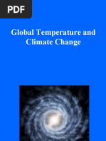 Global Temperature and Climate Change