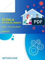 Sondaj IRES Scoala Din Romania in Stare de Urgenta - Aprilie 2020