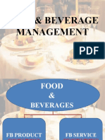 Food & Beverage Management