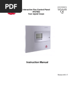 Instruction Manual: Interactive Fire Control Panel IFS7002 Four Signal Loops