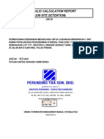 Perunding Yaa Sdn. BHD.: Hydraulic Calculation Report (On Site Detention)