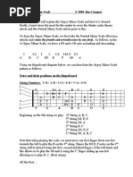 The Gypsy Minor Scale © 2003 Jim Conquer: WWW - Theguitarschool.biz