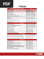 Cronograma de Matricula Uap 2020