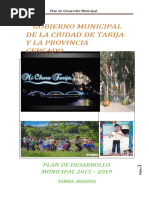 Plan de Desarrollo Municipal Cercado Tarija