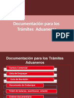 Documentos Aduaneros