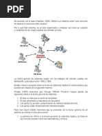 Teoría de Sistemas