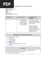 Lesson Plan: Ser vs. Estar & Vocab