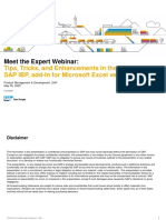 SAP IBP Excel 2005 Webinar 2020-05-05 PDF