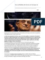 Los Politicos Aliados Confiables de Soros en Europa La Lista