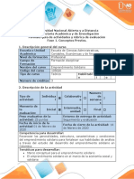 Guía de Actividades y Rúbrica de Evaluación - Fase 1 - Conceptos Previos