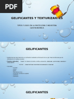 Gelificantes y Texturizantes