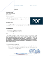 Informe Psicológico de Sebastian Huamaní