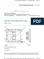 Electronic Control Module (Power Train) : Operación de Sistemas