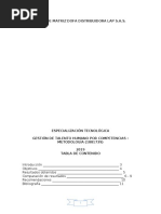 Informe Matriz Dofa Distribuidora Lap S