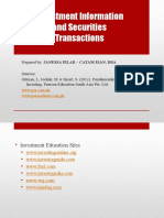 Chapter 3 Investment Information and Securities Transactions - 1