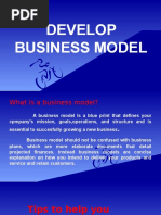 Develop Business Model