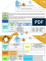 Matriz de Proyección Del Plan de Vida Colectivo