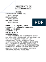 Research On Control Volume Analysis That Are Required To Select Any Engineering Applications (Turbines, Compressors, Pumps, Nozzles, Diffusers