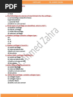 4-Cartilage MCQ Asnan Ainshams DR - Zahra 2020