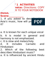 Unit Test Q3 MAPEH