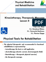 LEC 02 - Kinesiotherapy & Therapeutic Massage