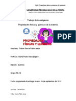 Propiedades Fisicas y Quimicas de La Materia