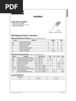 KSA928A: PNP Epitaxial Silicon Transistor