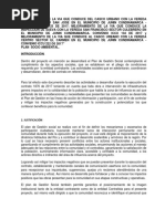 Plan de Gestion Social Ambiental