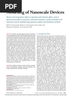 Anantram - Modeling of Nanoscale Devices PDF