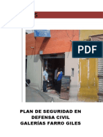 Plan de Seguridad Galerías Farro Giles