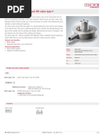 Check Valves: Check Valve and Pre - LL Valve Type F